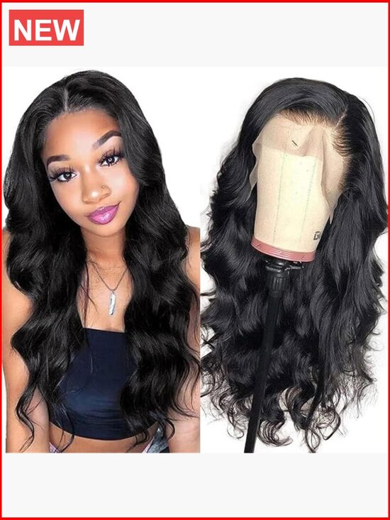 Body Wave Lace Front Wig Human Hair Pre Plucked with Baby Hair 200% Density main image 4